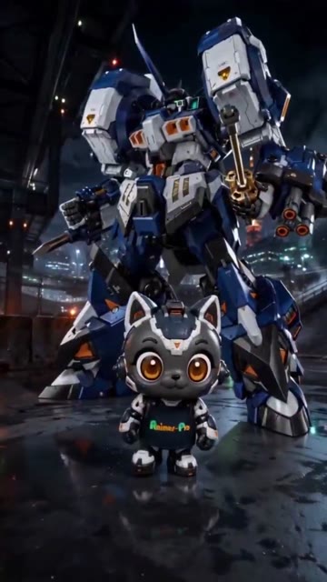 Mecha Robot Showcase — Animated mecha showcase